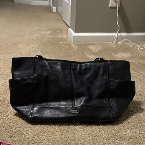 Coach Black Leather Shoulder Bag